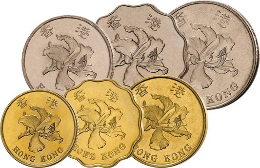 Série de pièces de monnaie de Hong Kong de 10 cents à 5 dollars (1993-2013)